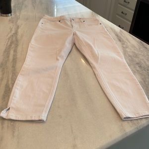 Cosmic Blue cropped stretch pants